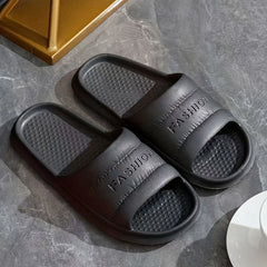 Men's Embossed 'Fashion' Slides Non Slip Slippers