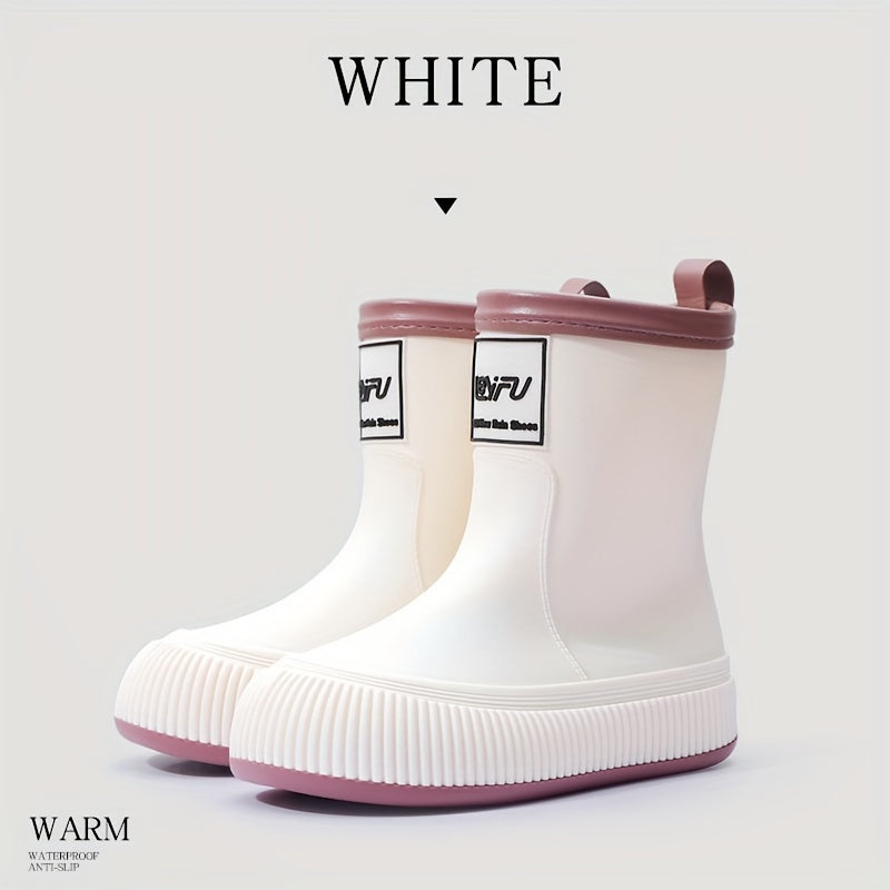 Waterproof Anti slip PVC Rain Boots For Women