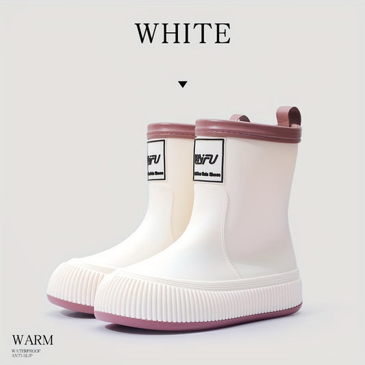 Waterproof Anti slip PVC Rain Boots For Women