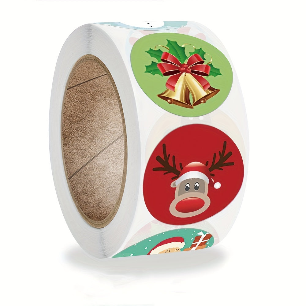 500pcs Christmas Decoration Stickers Gift Series Commercial Labels
