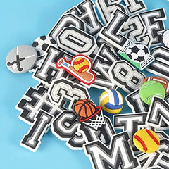 49pcs Sports Ball Style Shoe Charms for Clog Shoes Wristband Bracelet