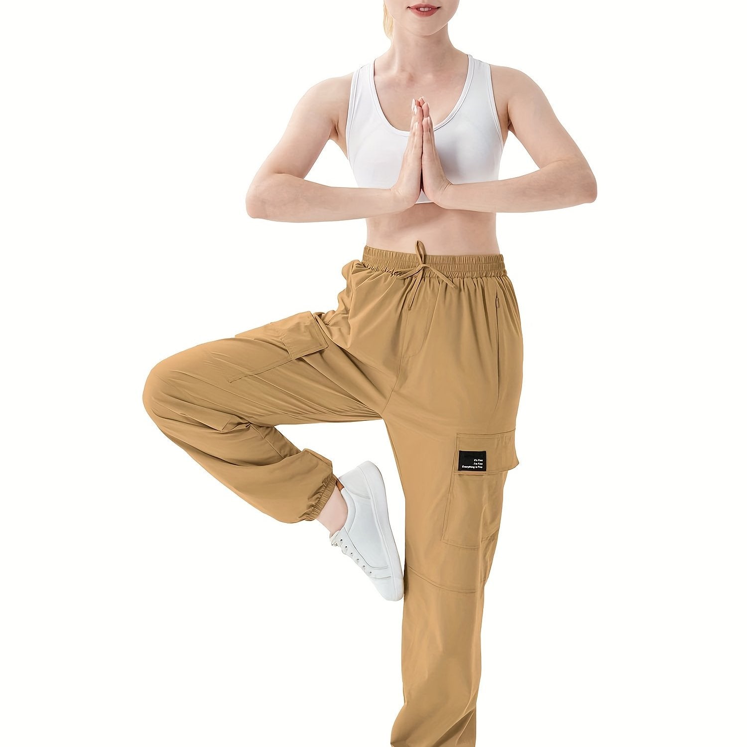 Nickie Girls' Waterproof Cargo Pants Dry Fit Jogger Trousers