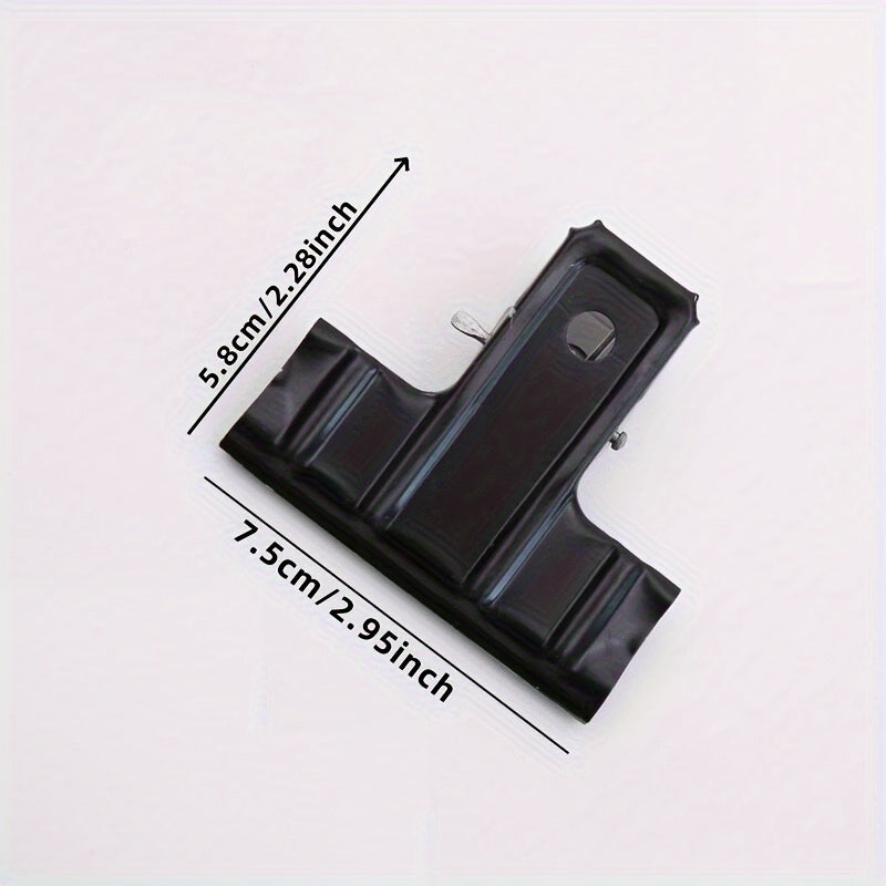 10pcs Large Iron Clip Ticket Clip Office Stationery Clip