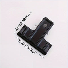 10pcs Large Iron Clip Ticket Clip Office Stationery Clip