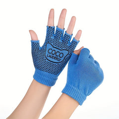 Yoga Socks Non Slip Gloves for Safe Workouts