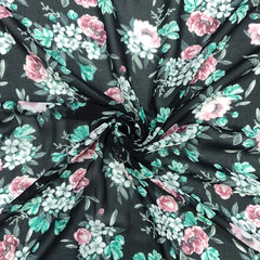 1yd Comfortable Chiffon Fabric for DIY Clothes Pants Dress - Cut Size