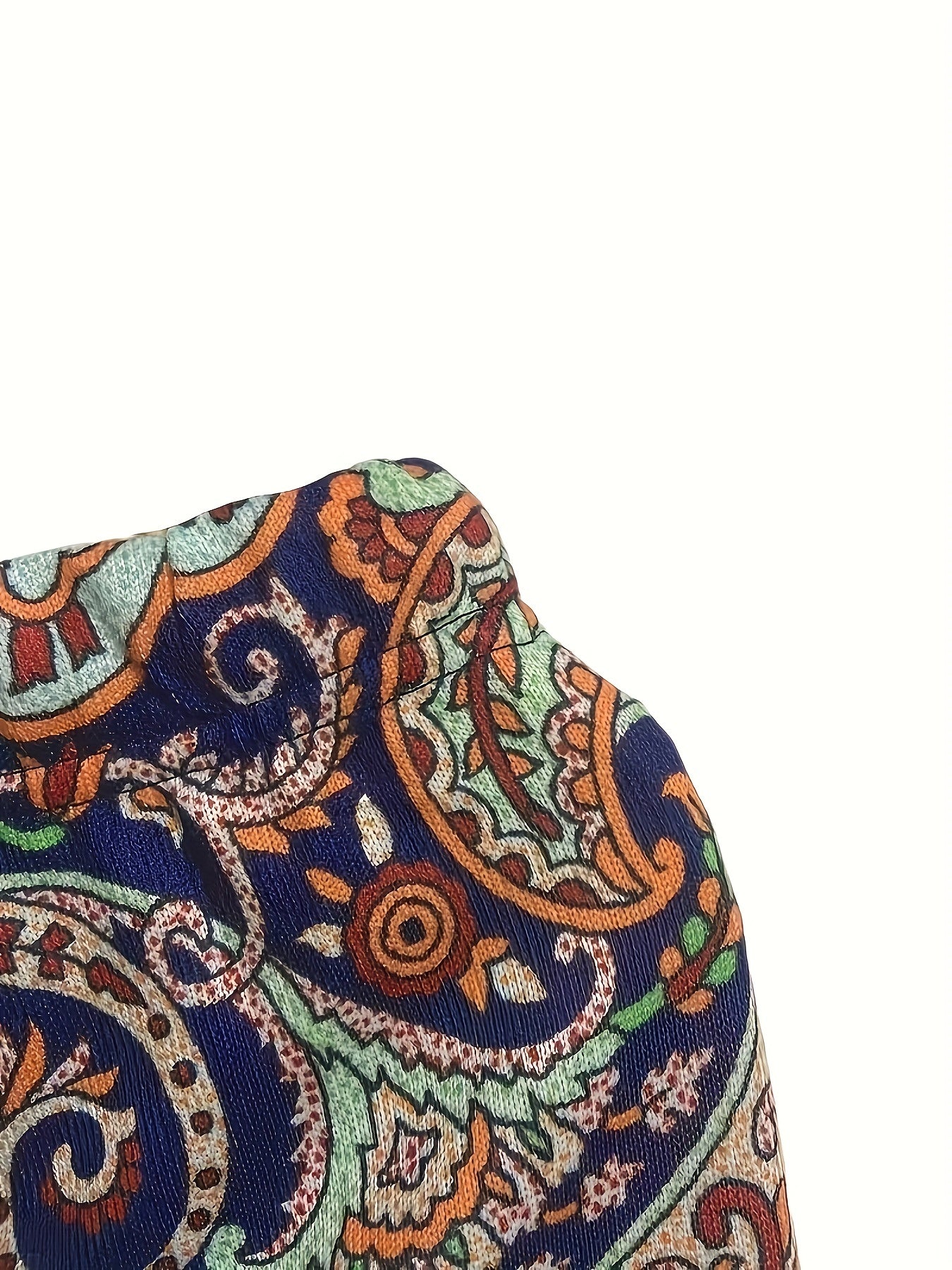 Boho Paisley Print High Rise Plus Leggings
