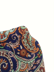 Boho Paisley Print High Rise Plus Leggings