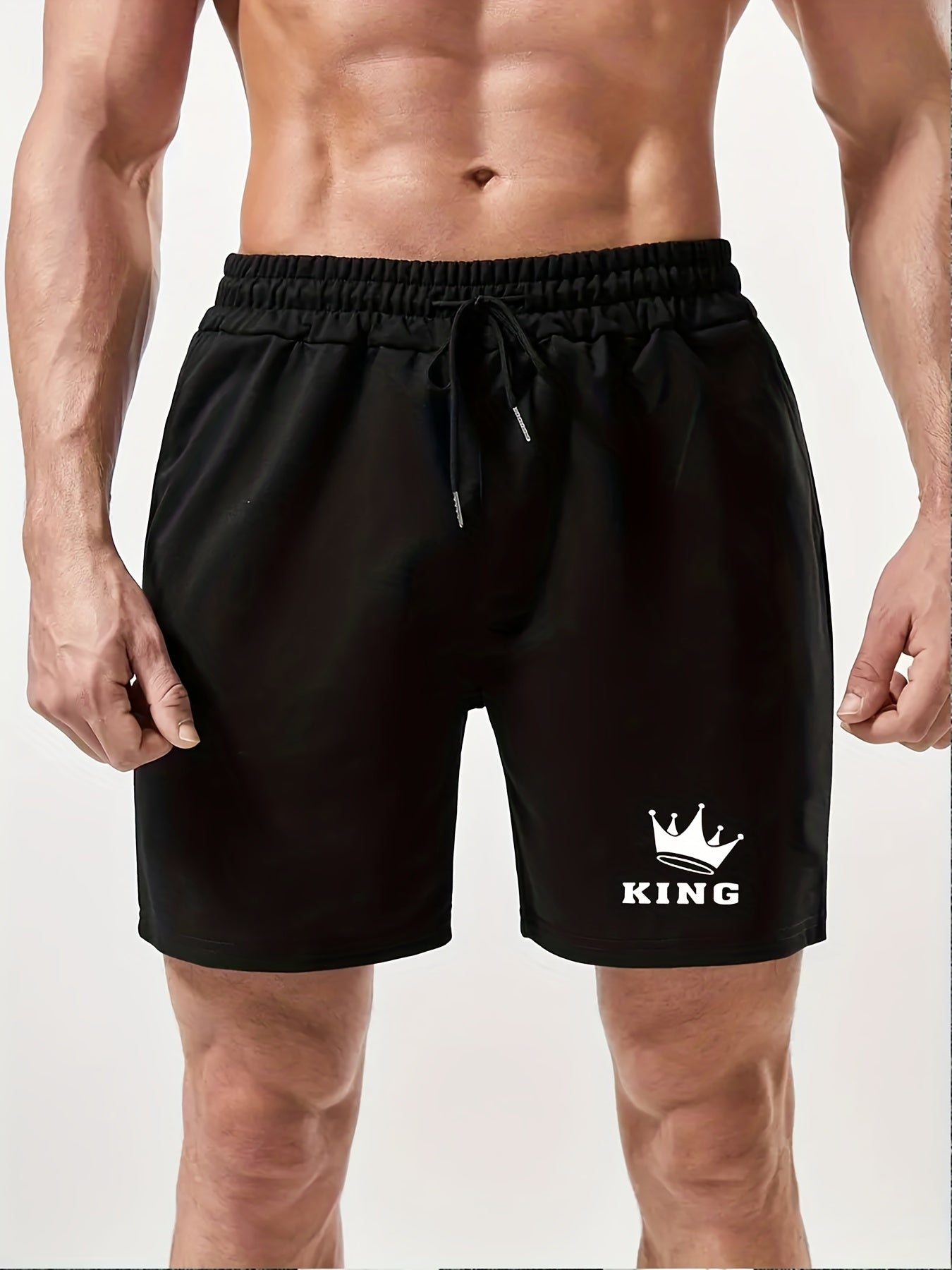 KING Comfy Drawstring Casual Shorts for Men