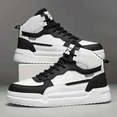 Men's High Top Skate Shoes Non Slip Soft Sole Sneakers