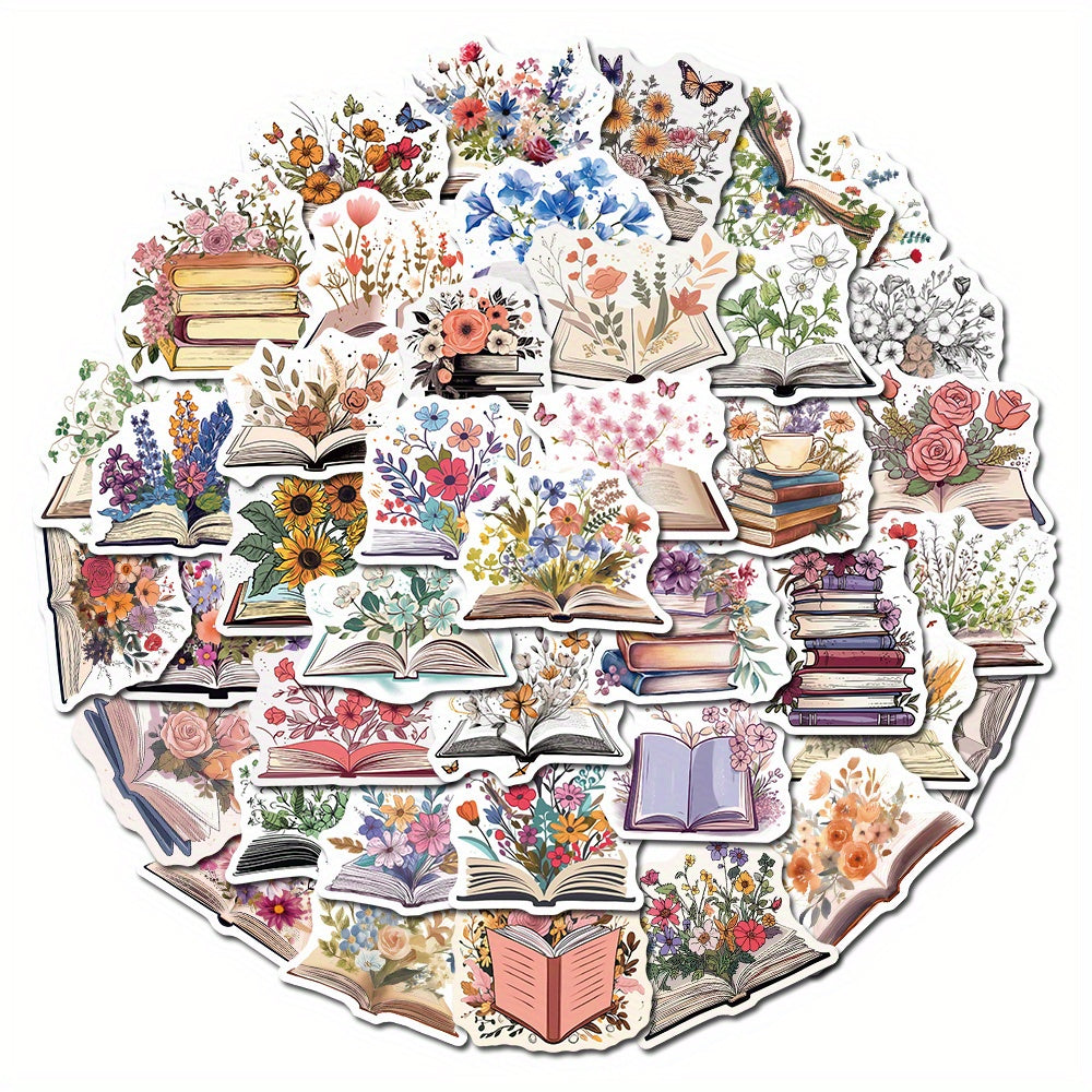 54pcs Literary Stickers for Skateboard Computer & More
