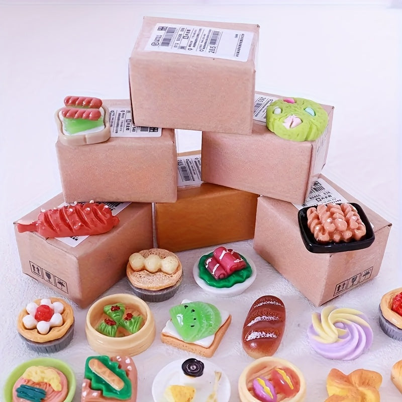 20pcs Realistic Cardboard Boxes for Dollhouses Halloween Christmas