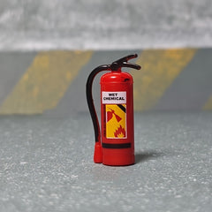 Dollhouse Fire Extinguisher Set ABS Scene Accessories Ideal Decor Play Gift