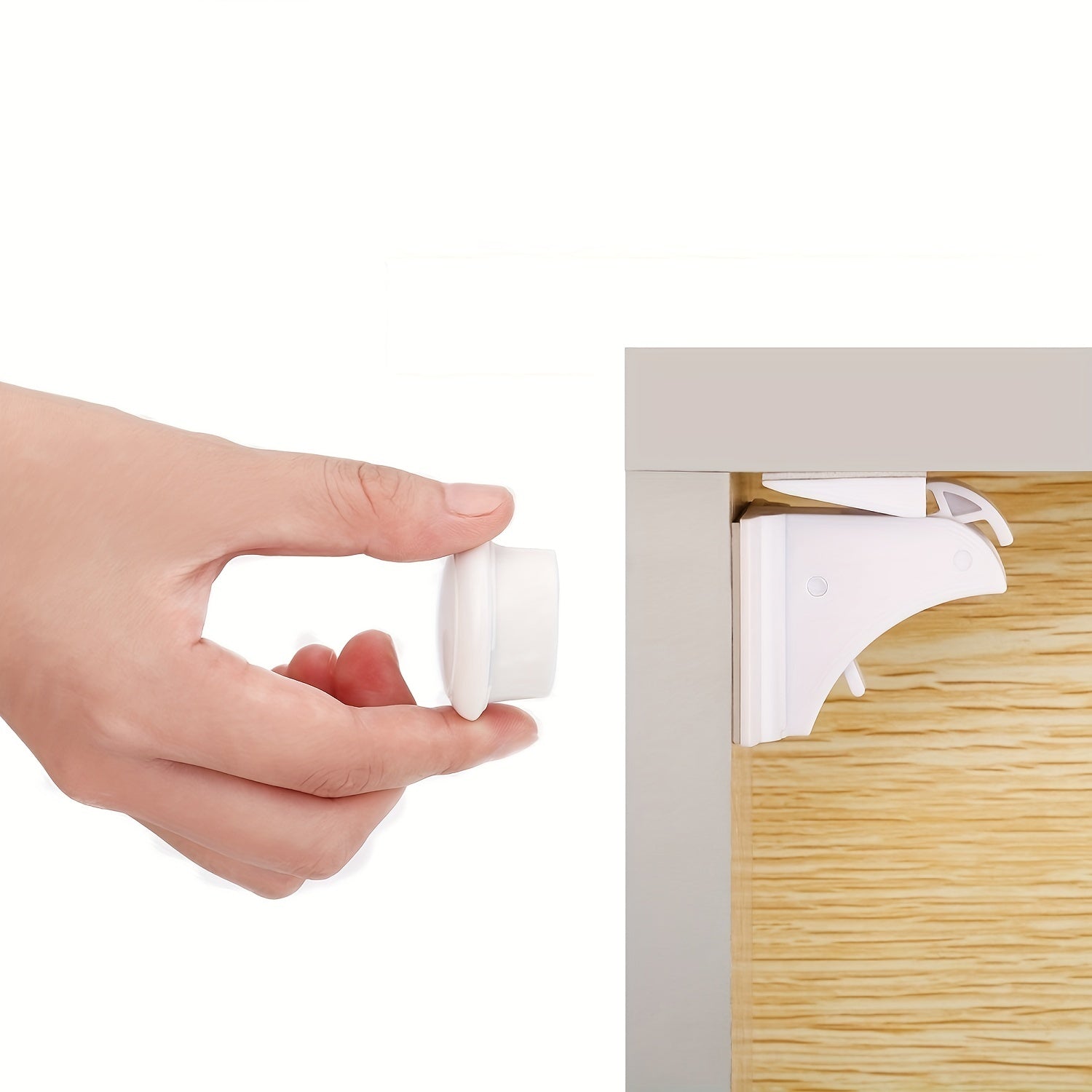 Magnetic Baby Proofing Cabinet Locks - Easy Installation