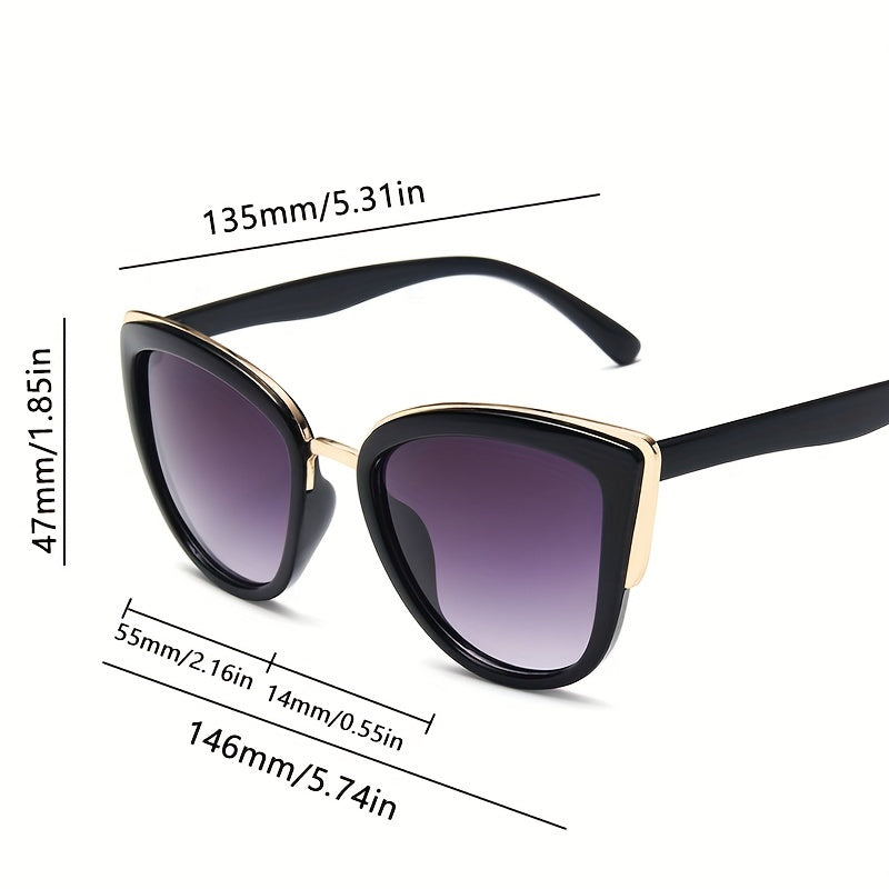 Cat Eye Sunglasses Retro Gradient Glasses UV400