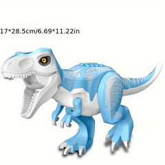 Jurassic Dinosaur Brachiosaurus Tyrannosaurus Velociraptor Building Block Kit