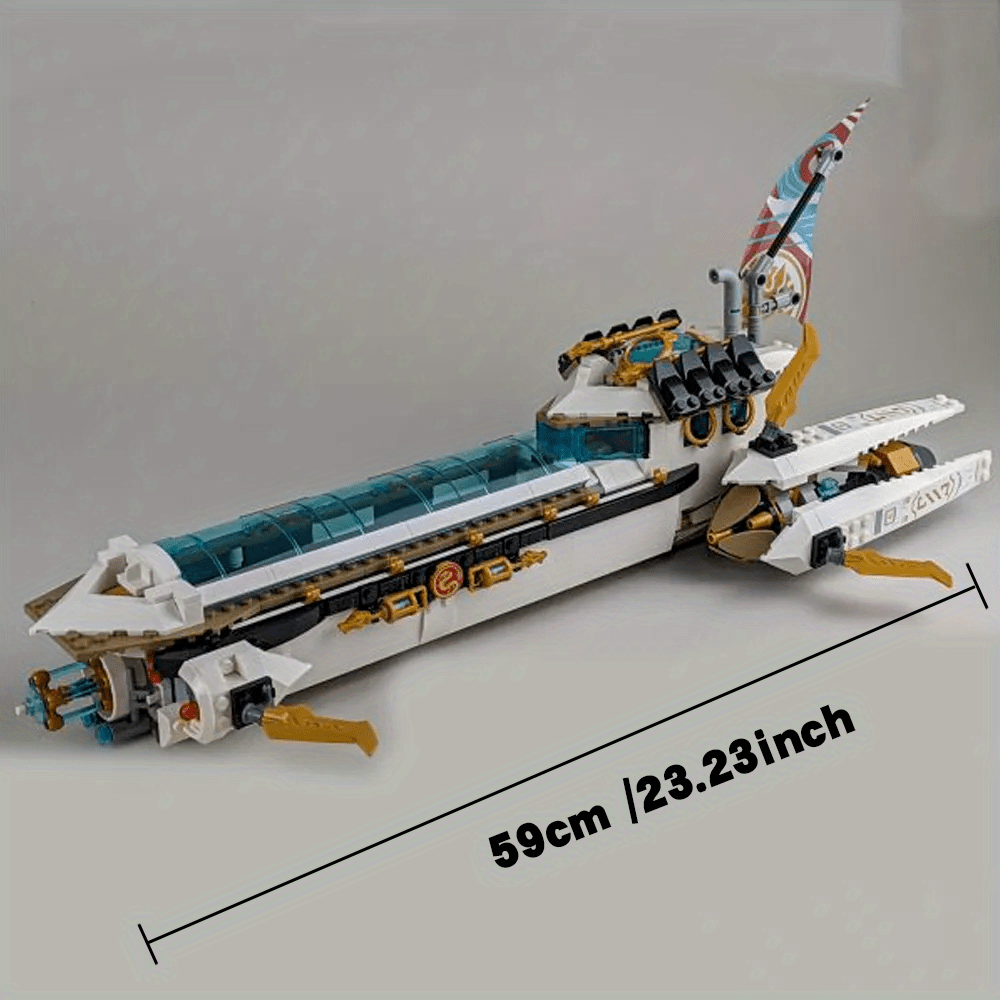 Underwater Adventure Building Block Toy with Mini Submarines & 10 Dolls