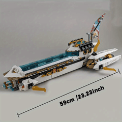 Underwater Adventure Building Block Toy with Mini Submarines & 10 Dolls