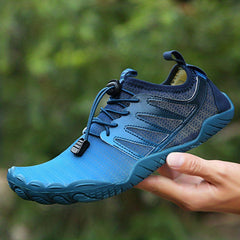 Men's Striped Water Shoes Breathable Lightweight Aqua Socks