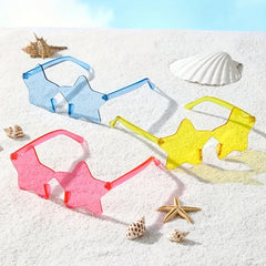 4pcs Pentagram Sunglasses Candy Glasses For Party