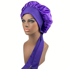 Candy Satin Bonnet Women Casual Sleeping Nightcap Shower Cap