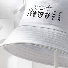 Men's Skull Head Fishing Cap