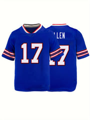 Boys Breathable Rugby Jersey American Football Shirt