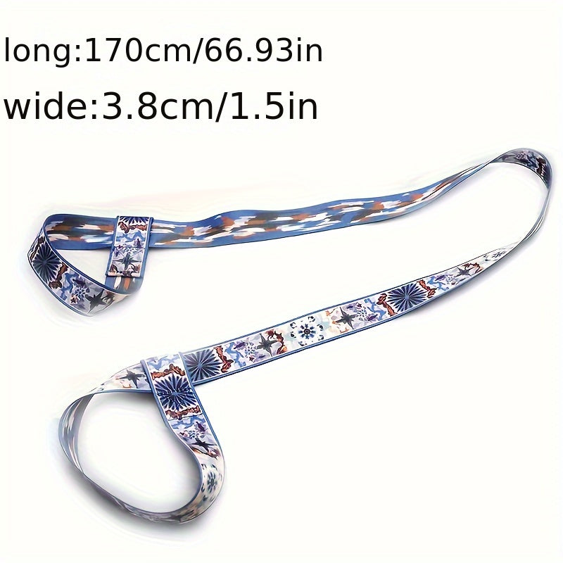 Creative Pattern Yoga Mat Straps - Portable Multifunctional Fixed Band