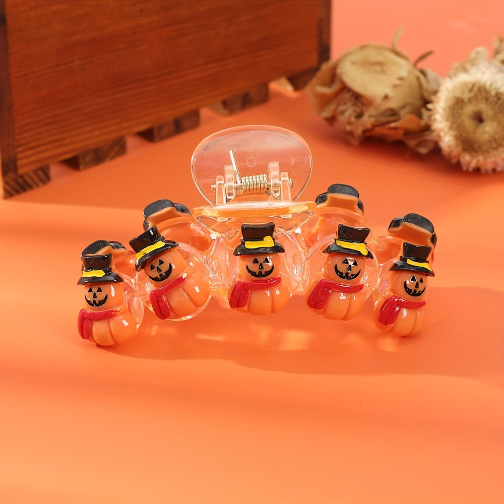 Pumpkin Shape Hair Clip Halloween Headdress 1pc