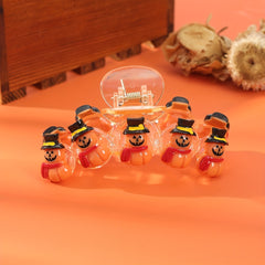 Pumpkin Shape Hair Clip Halloween Headdress 1pc