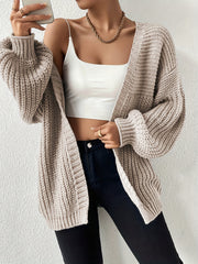 Casual Open Front Cardigan for Women