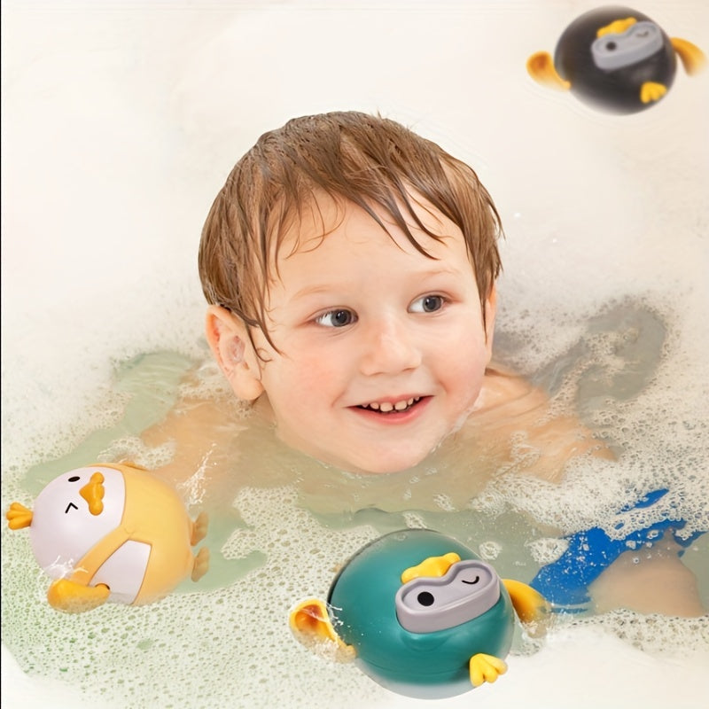 Summer Children's Bath Pull Line Duck Playing Water Baby Swimmin