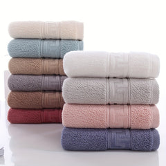 4pcs Soft Cotton Face Cloths Highly Absorbent Towels 33x33cm