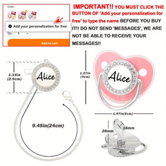 Customized Baby Pacifier Travel Pacifier Set