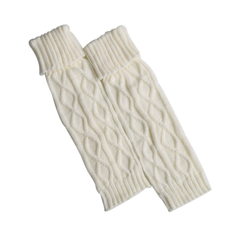 Winter Knitting Leg Warmers for Dance Yoga