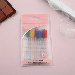 10pcs Eyelash Brush Spoolies Mascara Brush Applicator For Makeup