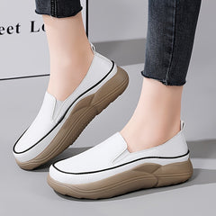 Round Toe Comfort Walking Shoes Lightweight Flat Shoes