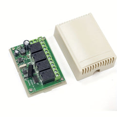 433MHz 4CH Relay Module Receiver DC Motor DIY Garage Door Control