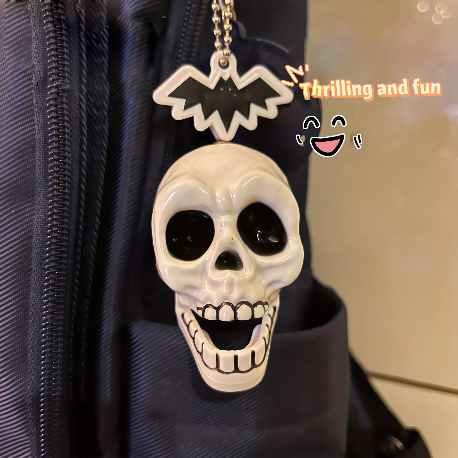 Skull Keychain Halloween Gift Skeleton Pendant Bag Pendant