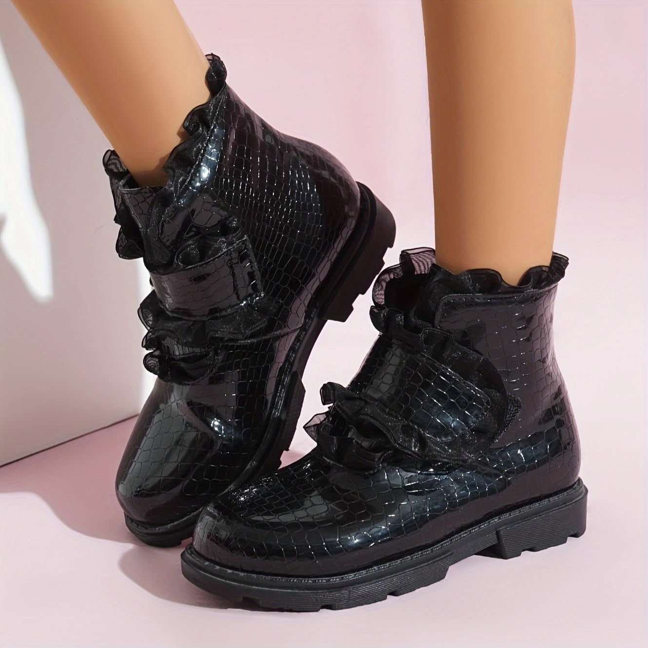 Girls Lightweight Non Slip Boots for Indoor Outdoor Travel