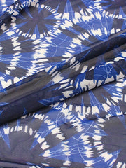 Tie Dye Bikini Bottoms & Mesh Beach Cover Up Skirt