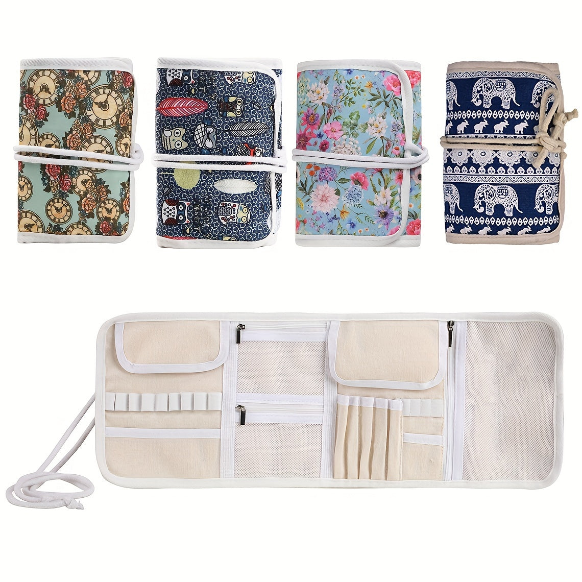 Crochet Storage Bag Organizer Without Hooks, Empty Crochet Hook Holder Case