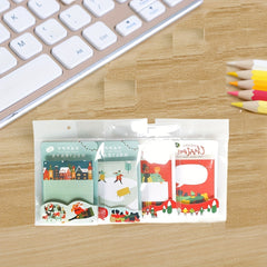 Christmas Cartoon Sticky Notes 50 Sheets Each