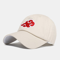 Anime Cloud Embroidery Baseball Cap Outdoor Casual Sunshade Peaked Cap