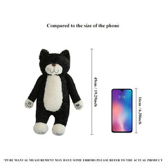 Plush Kitty Teddy Bear with Fluffy Ears - Soft Stuffed Animal Gift