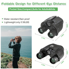 Compact Portable HD Binoculars For Travel Camping Hiking