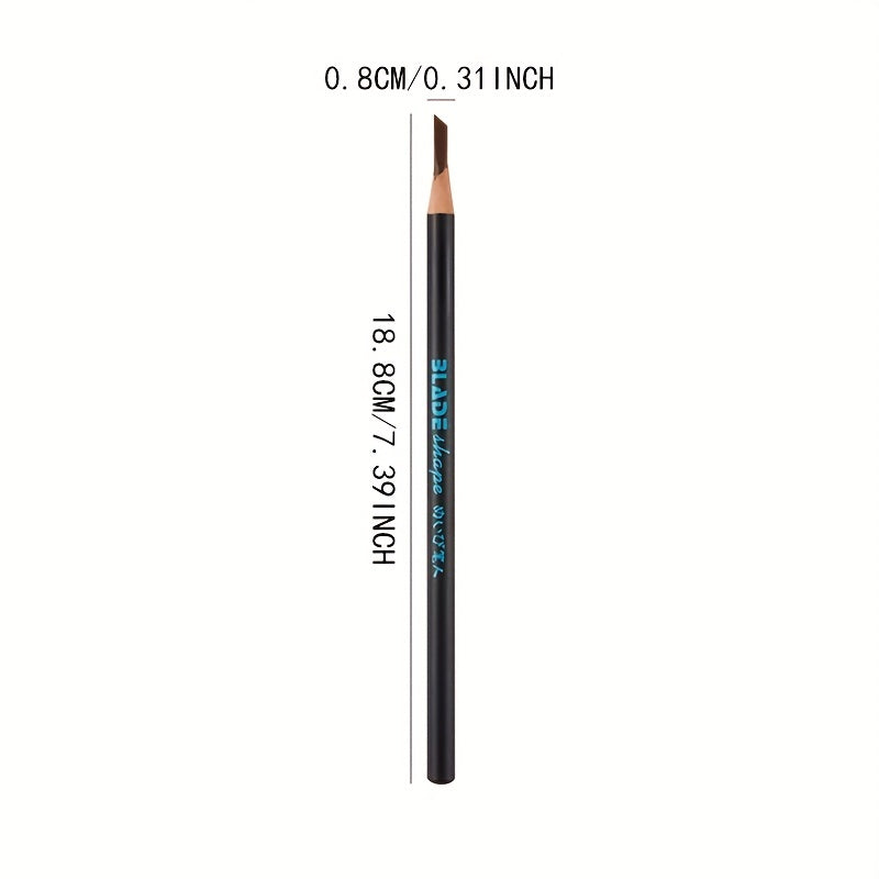 5 Colors Blade Eyebrow Pencil and Eyeliner Dual Purpose Waterproof