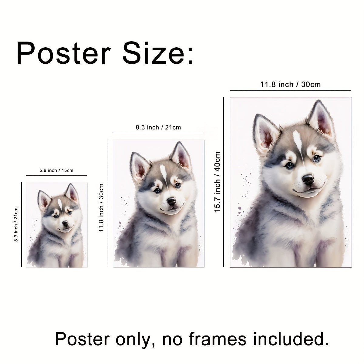 Modern Watercolor Puppy Wall Sticker Room Decor