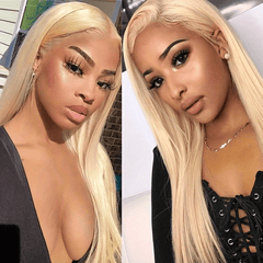 Blonde Lace Front Brazilian Virgin Human Hair Wig for Women