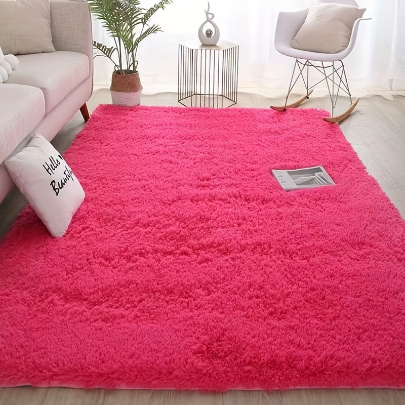 Soft Fluffy Shag Area Rug for Living Room, Bedroom, Dorm